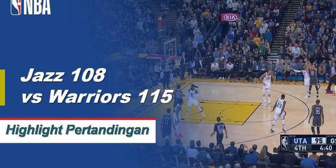 Cuplikan Pertandingan NBA : Utah Jazz 108 vs Golden State Warriors 115