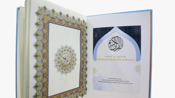 Presiden Wakafkan 70 Ribu Al-Qur'an untuk Korban Bencana di Sumatra dan Aceh