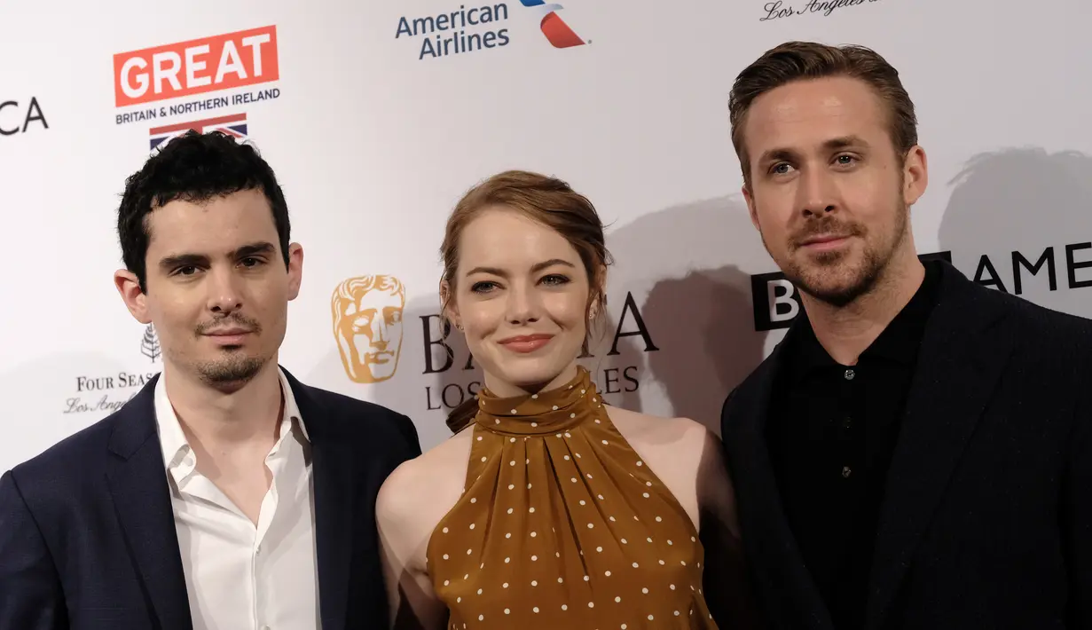 BAFTA diselenggarakan pada 12 Februari 2017 di Royal Albert Hall, London. Film yang berhasil memenangkan kategori Best Film adalah La La Land. (CHRIS DELMAS / AFP)