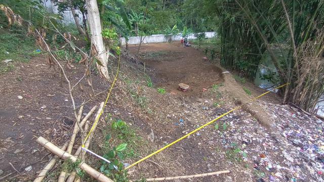 Penemuan tulang bayi di Banyumas, Jawa Tengah. (Foto: Liputan6.com/Rudal Afgani Dirgantara)