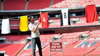 Ramsey menjemur pakaian di Wembley (Metro)