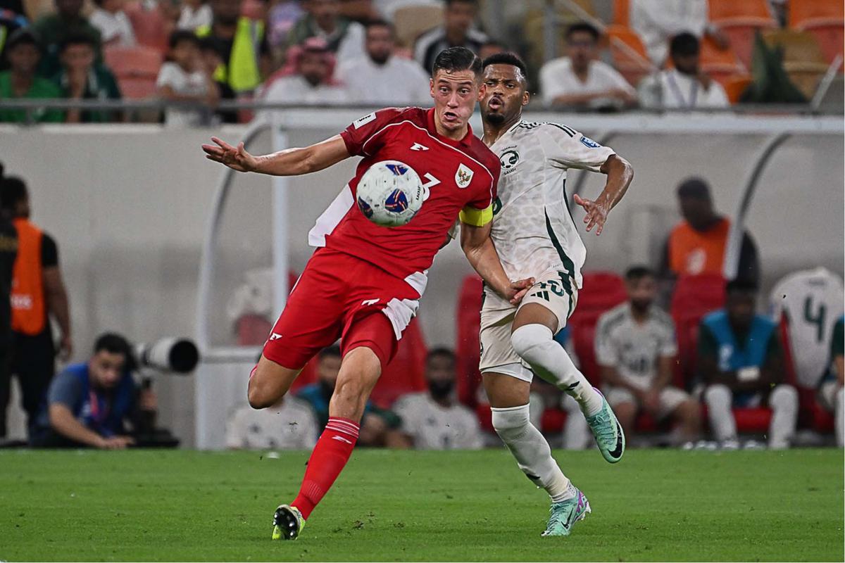 FOTO: Garuda Gagal Curi Poin, Indonesia Takluk 2-3 dari Arab Saudi di Laga Penuh Drama