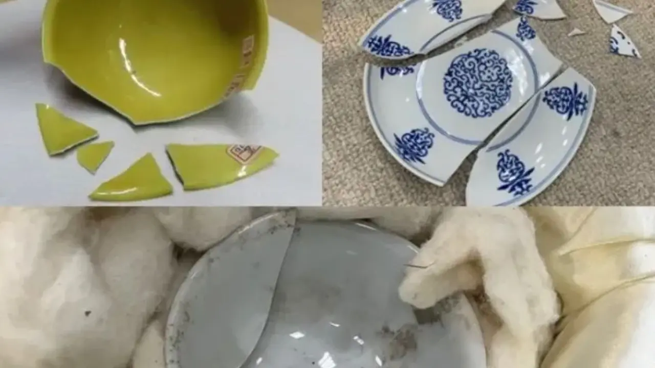Artefak dari dinasti Ming dan Qing ditemukan rusak