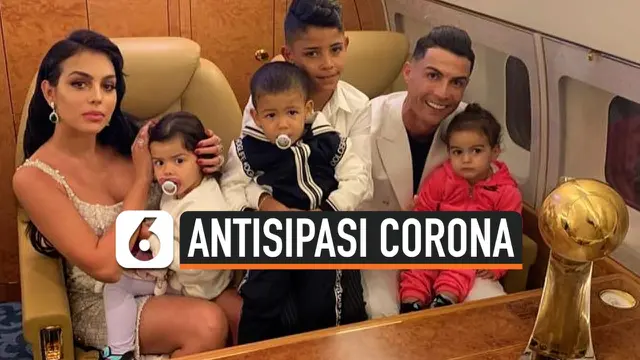 VIDEO: Antisipasi Corona, Cristiano Ronaldo Ajari Anak Cara Cuci Tangan