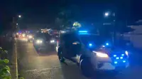 Patroli malam hari di Bulan Ramadan di Pemalang. (Foto: Liputan6.com/Humas Polres Pemalang)