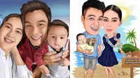 Dicintai Penggemar, Ini 5 Potret Lukisan Unik Keluarga Baim Wong