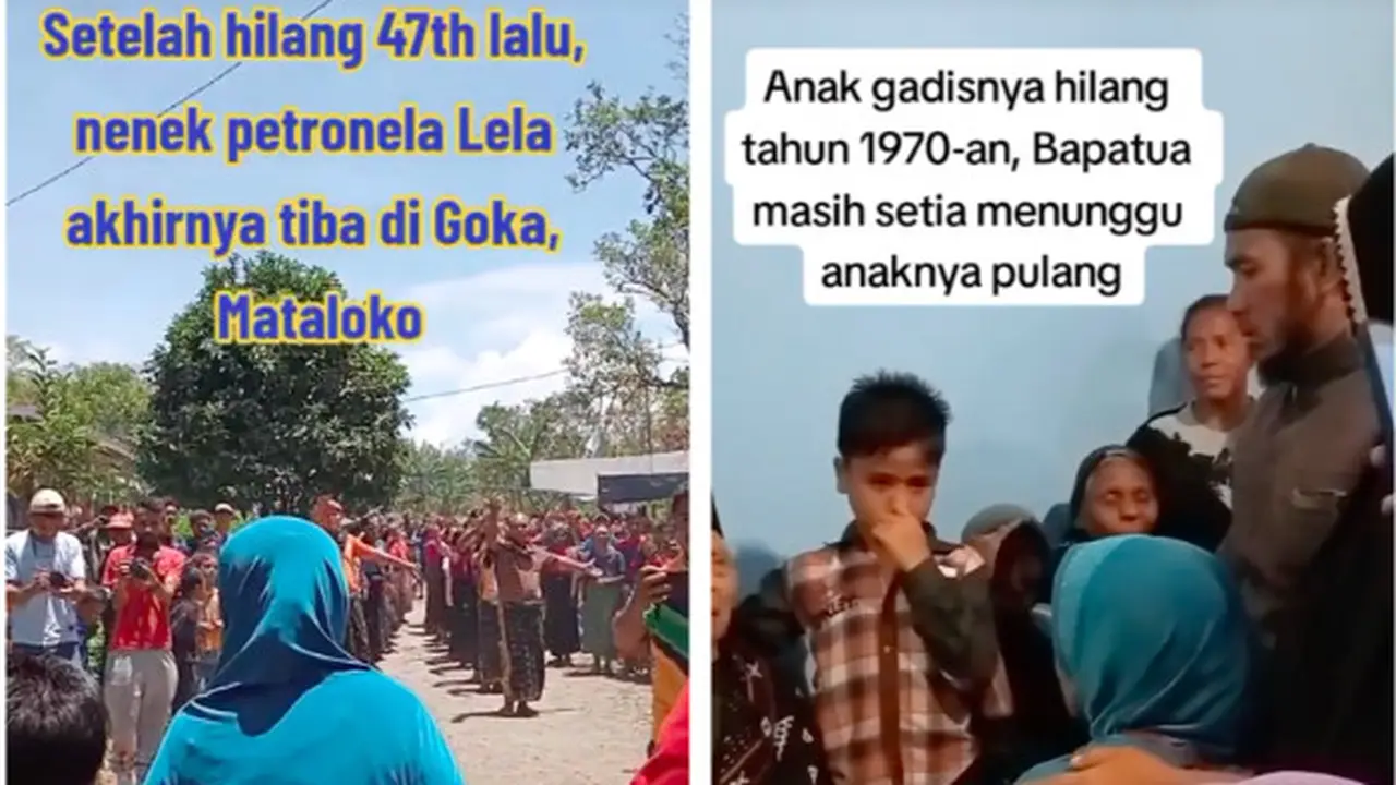 Kisah Nenek di Flores Akhirnya Kembali Pulang Setelah Hilang 47 Tahun
