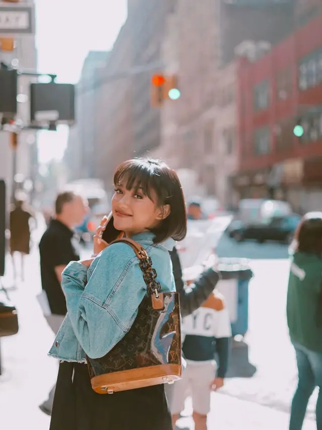 7 Potret Marion Jola Saat Liburan di New York, Stylenya Curi Perhatian