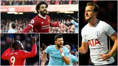Berikut ini top scorer sementara Premier League musim 2017/2018 hingga pekan ke-28. Harry Kane masih teratas dengan torehan 24 gol. (Kolase foto-foto AP dan AFP)
