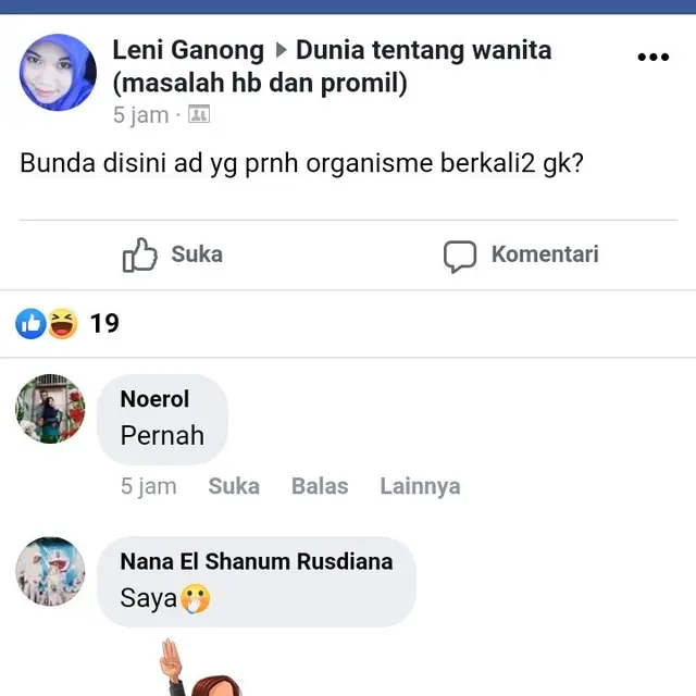 Pertanyaan nyeleneh ala warga facebook