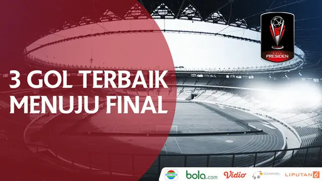 Berita video gol-gol yang sudah tercipta menuju final Piala Presiden 2018. Gol-gol itu terjadi pada fase grup, babak perempat final, dan semifinal.