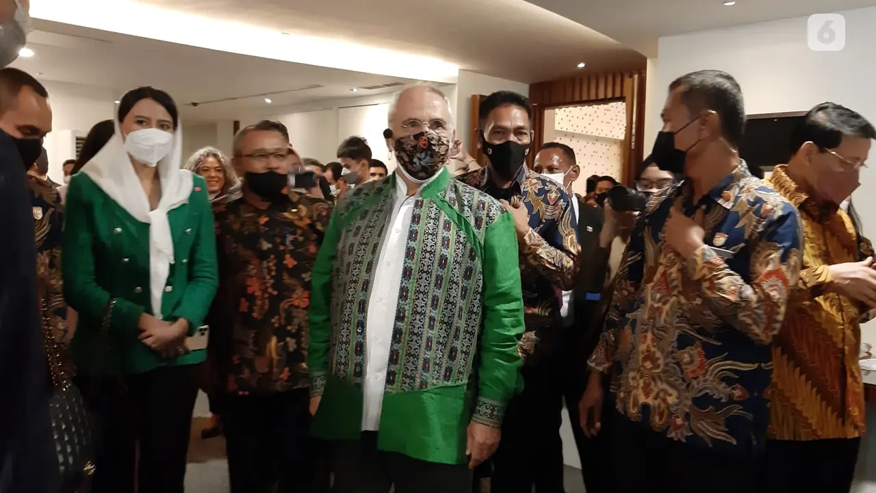 Presiden Timor Leste Jose Ramos-Horta di acara FPCI di Jakarta, Kamis (21/7/2022).