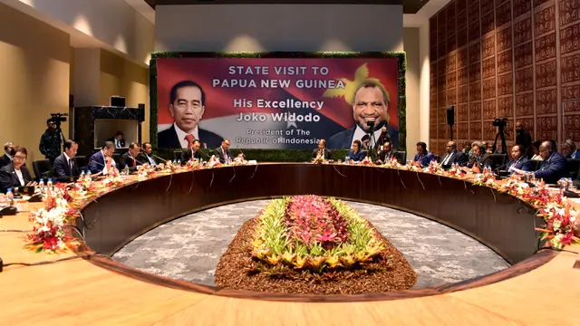 Pertemuan Bilateral Jokowi dan James Marape