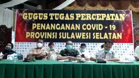 Gugus Percepatan Penanganan Covid-19 Sulawesi Selatan (Fauzan/Liputan6.com)