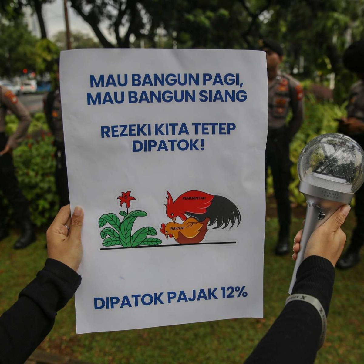 Aksi Fans K-Pop tolak PPN 12 Persen