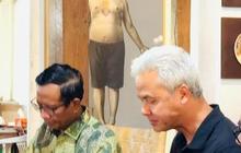 Ganjar-Mahfud Temu Kangen usai Tak Bertemu sejak Pencoblosan, Makan Bareng Masakan Istri Butet Kartaredjasa