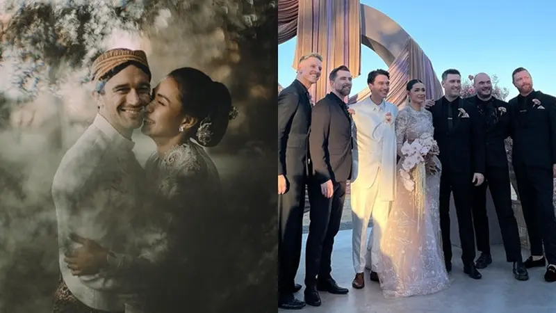 10 Momen Pernikahan Adinia Wirasti dan Michael Wahr, Digelar Intim dan Tertutup