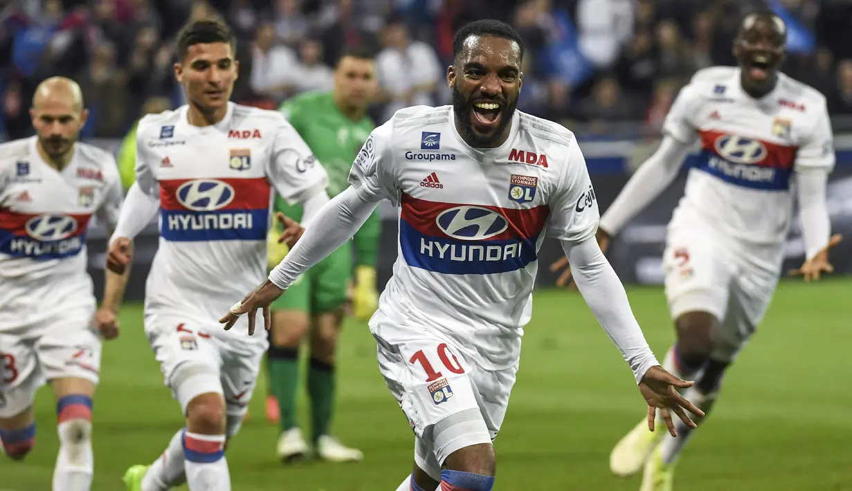 Alexander Lacazette akan segera bergabung dengan skuat Arsenal yang akan menjalani kegiatan pramusim di Sydney, Australia. (AFP/Philippe Desmazes)