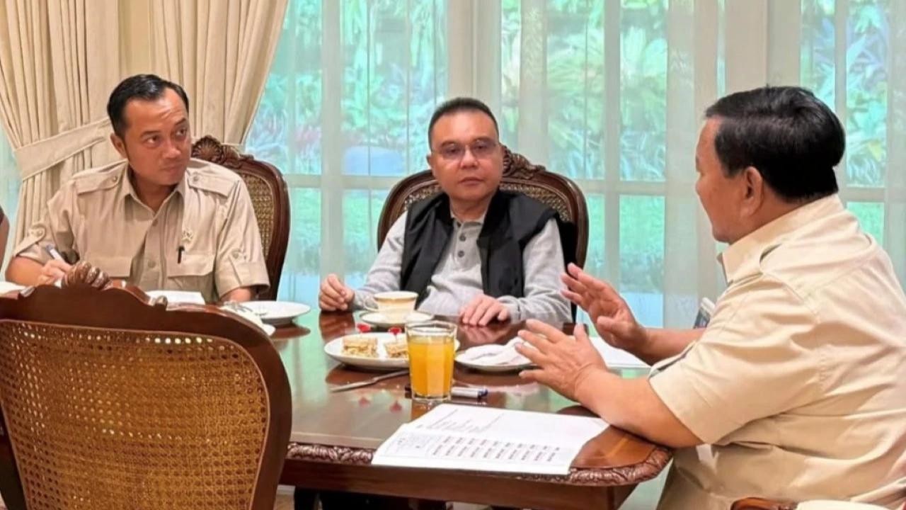 Momen Dasco Telepon Prabowo Saat Rakor Pascabencana Aceh