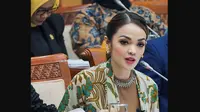 Anggota Komisi I DPR RI dari Fraksi NasDem Andina Narang. (Instagram @andina.narang)