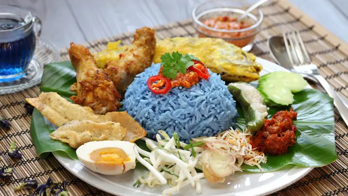 resep nasi biru