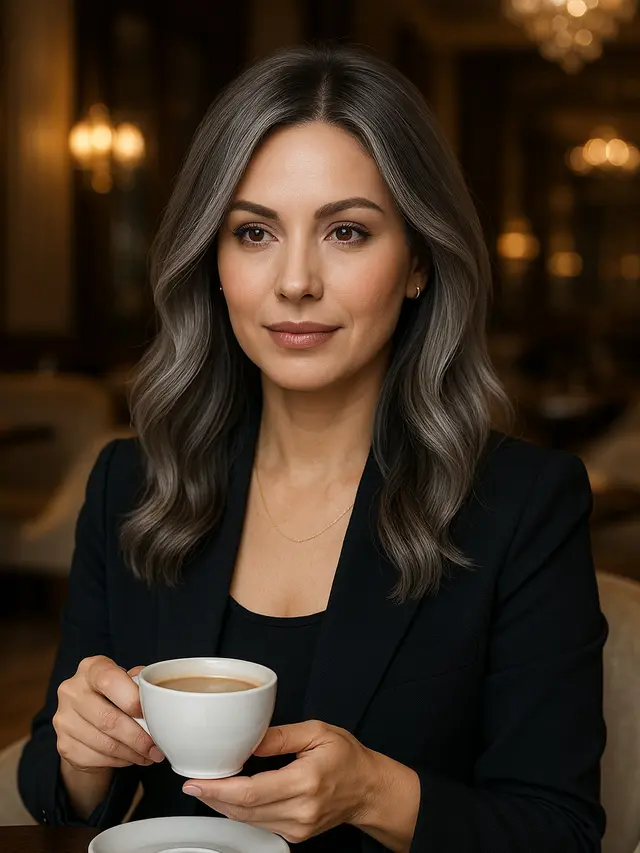 Tren Warna Rambut Ash Grey Usia 30 Tahun ke Atas