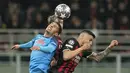 AC  Milan memenangi laga ini dengan skor 1-0. (AP Photo/Antonio Calanni)