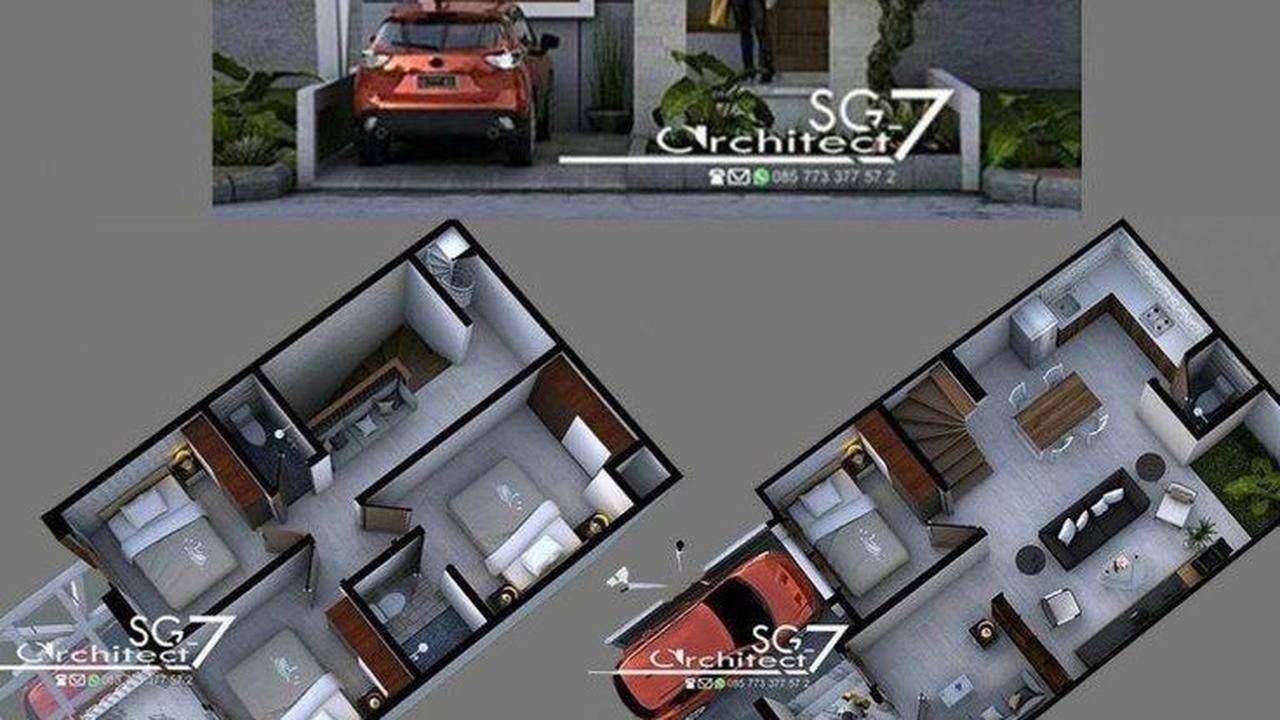 Rumah minimalis 6x12