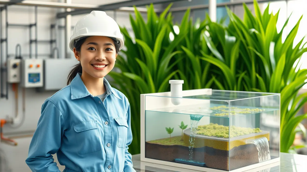 Ilustrasi cara kerja septic tank biotech