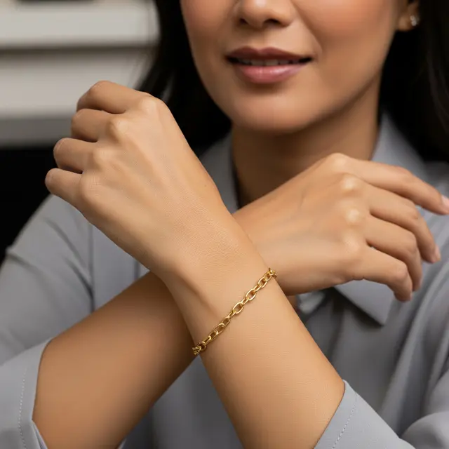 9 Model Gelang Emas Rantai Mewah 5 Gram untuk Usia 40 Tahun, Elegan dan Berkelas