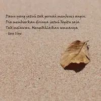 Quote dari penulis Indonesia, Tere Liye, buat kamu bisa sepakat dengan diri sendiri.