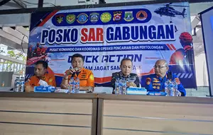 Alasan Basarnas Belum Selam Cari 5 Jurnalis Hilang Kontak