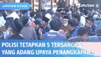 Ratusan santri Ponpes Shiddiqqiyah Ploso, Jombang, yang diamankan polisi karena menghalangi upaya penangkapan MSAT, tersangka pencabulan, akhirnya dipulangkan. Namun lima di antaranya ditetapkan sebagai tersangka.