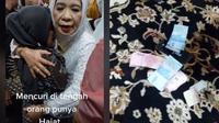 Viral Modus Jadi Tamu Undangan, Wanita Ini Mencuri Uang hingga Perhiasan di Hajatan (Sumber: TikTok/@abileokun)