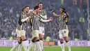 Juventus menang telak 3-0 atas tamunya Sassuolo pada laga pekan ke-20 Liga Italia 2023/2024. Dua gol berkelas dari Dusan Vlahovic dan satu lagi sumbangan Federico Chiesa sudah cukup memastikan kemenangan Juventus. (Marco Alpozzi/LaPresse via AP)