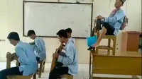 Viral Video Lucu Siswa Parodi Naik Odong-Odong, Bikin Ketawa Geli