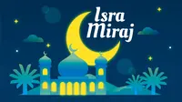 Ilustrasi Isra Mikraj. (Image by Freepik)