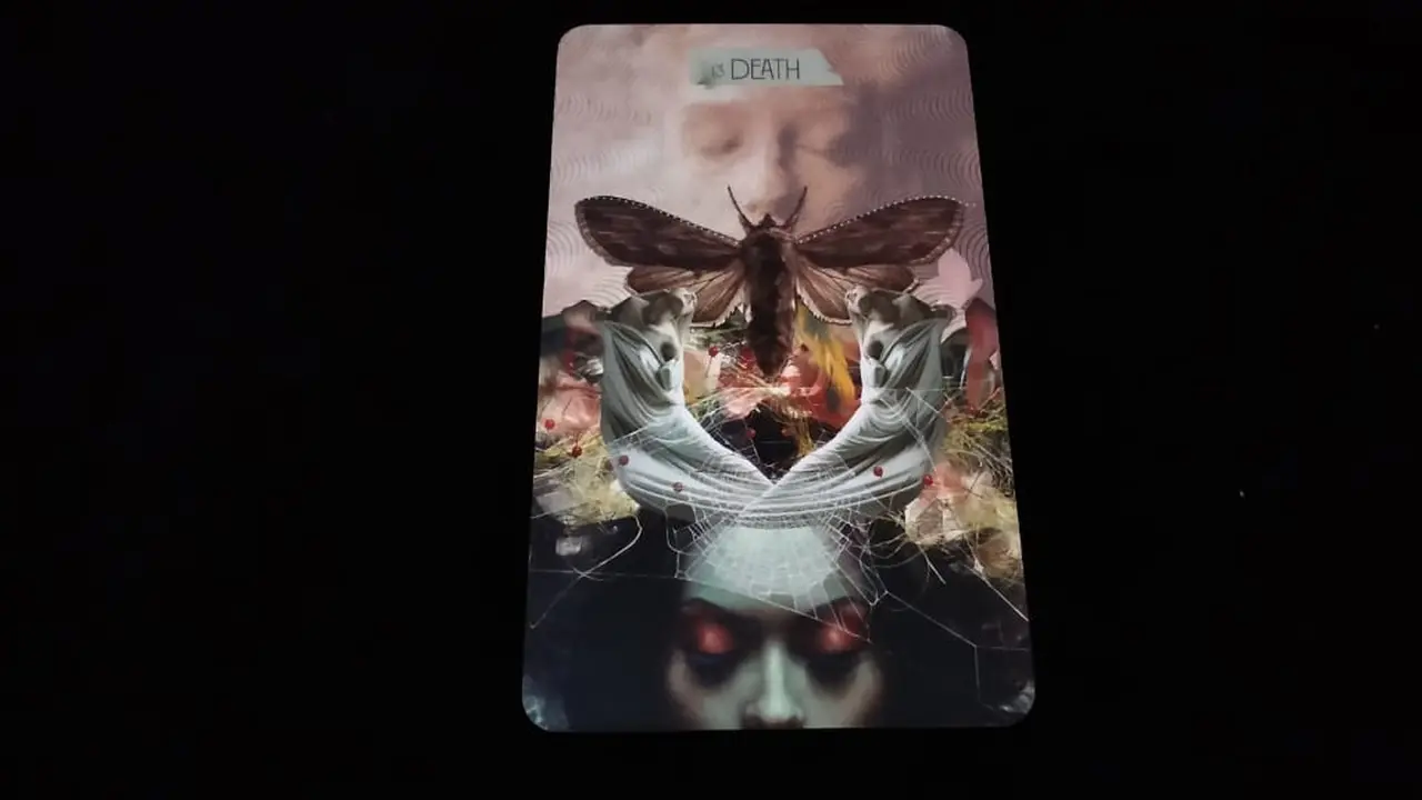 Death, kartu tarot yang terbuka untuk pekan ini.