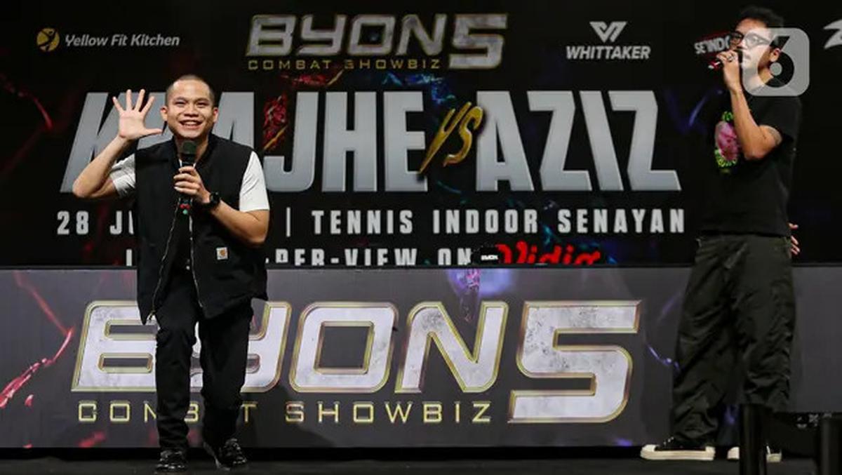 Tayang di Vidio, BYON Combat Showbiz Vol.5 Tampilkan Pertarungan Seru Antara Kkajhe vs Aziz Calim