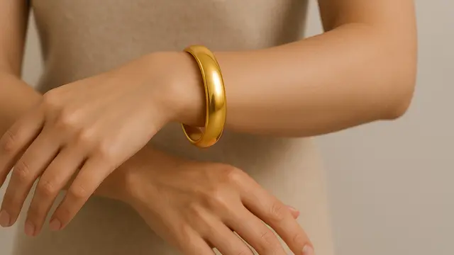 Gelang Emas 20 Gram 24 Karat Model Bangle/AI