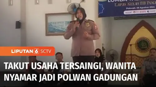 VIDEO: Heboh! Wanita di Polewali Mandar Nyamar Jadi Polwan Gadungan, Modusnya Persaingan Usaha