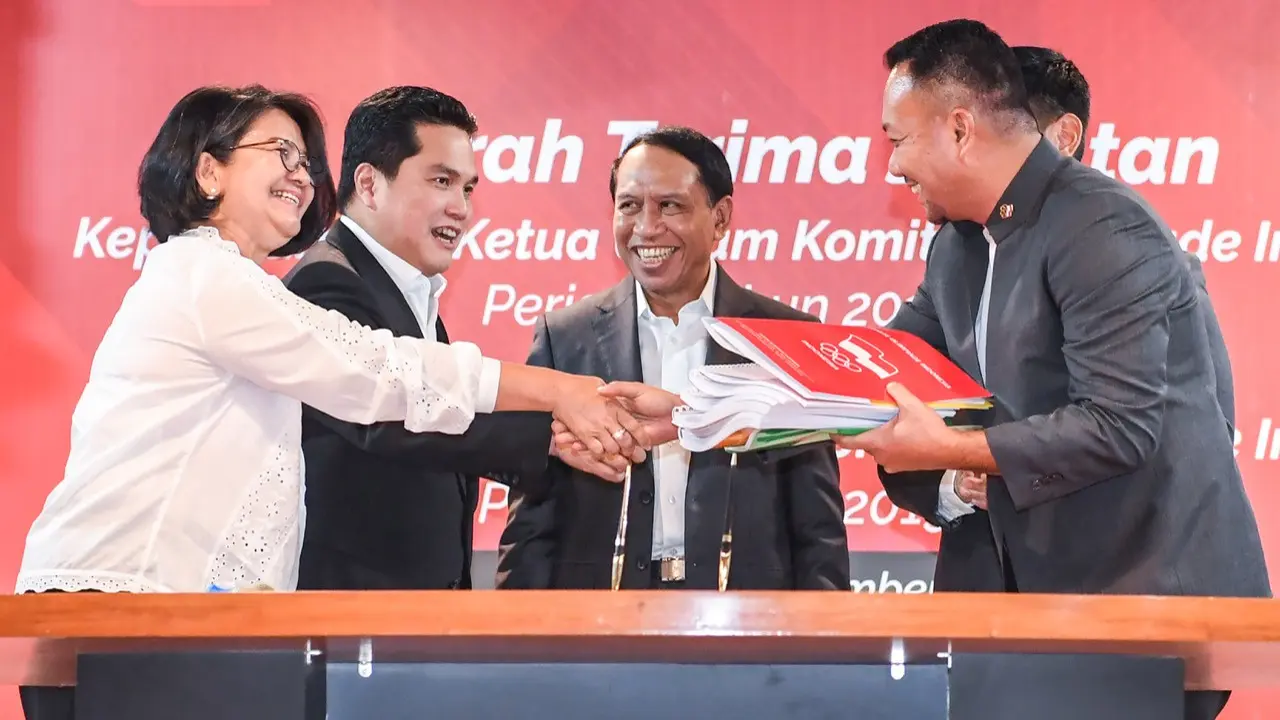 Hadiri Sertijab NOC Indonesia, Menpora Minta Cabor Jangan Berpolemik