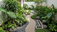 8 Inspirasi Rain Garden untuk Rumah Minimalis, Estetik dan Meneduhkan