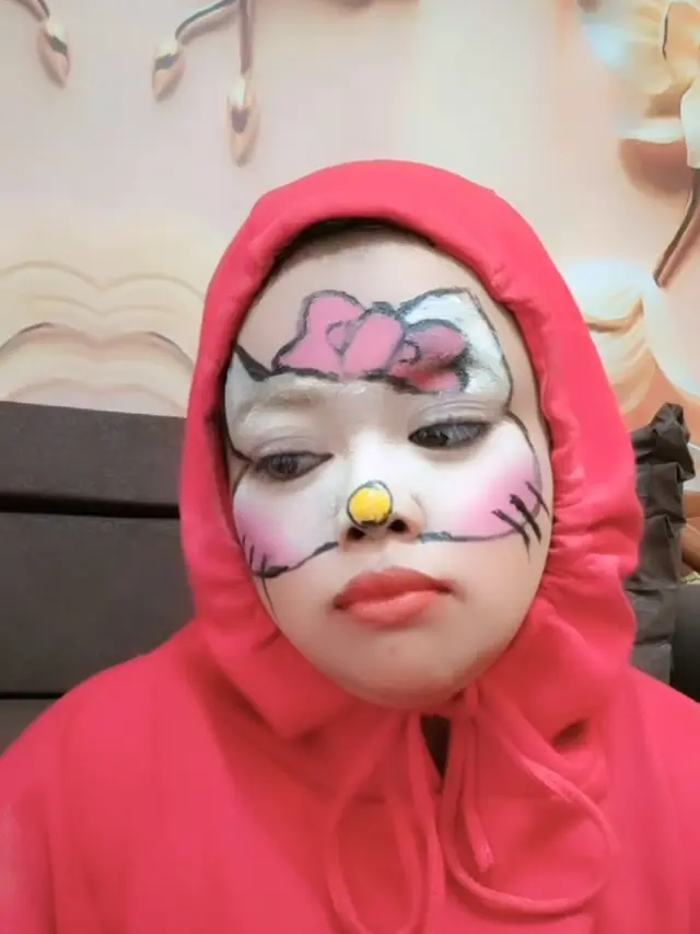 Potret Face Painting ala Kekeyi Unik