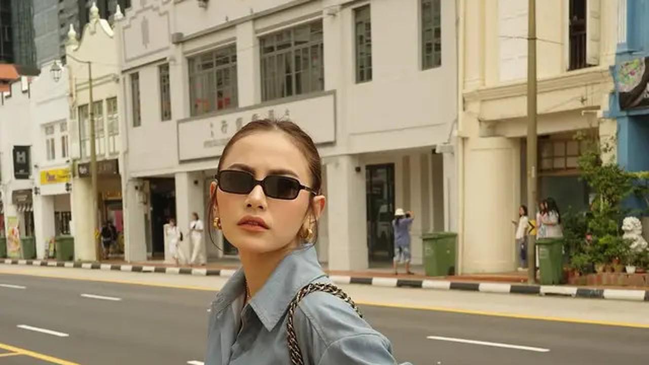 6 Potret Mahalini di Singapura Sebelum Umumkan Hamil, Baby Bump Ditutupi Rapat