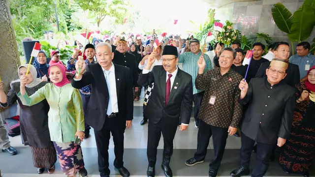Syukuran HUT ke-80 RI, Gus Ipul Ajak Jajaran Kemensos Kerja Berdampak (foto: dok. Kemensos)