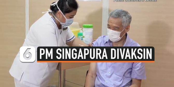 VIDEO: PM Singapura Lee Hsien Loong Menerima Vaksin Pfizer BioNTech Dosis Pertama