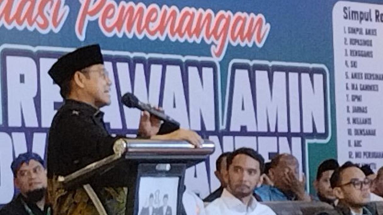 Cak Imin: Salah Satu Kekacauan Hukum Pemain Bisnis Jadi Pembuat Aturan