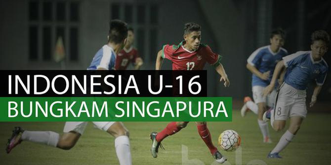 VIDEO: Timnas Indonesia U-16 Bungkam Singapura U-16 4-0