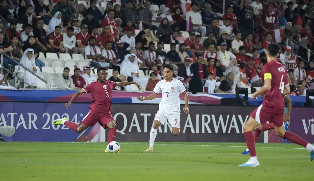 Laga Indonesia vs Qatar ini diwarnai dua kartu merah, protes Shin Tae-yong dan dua gol bola mati. (Dok. PSSI)